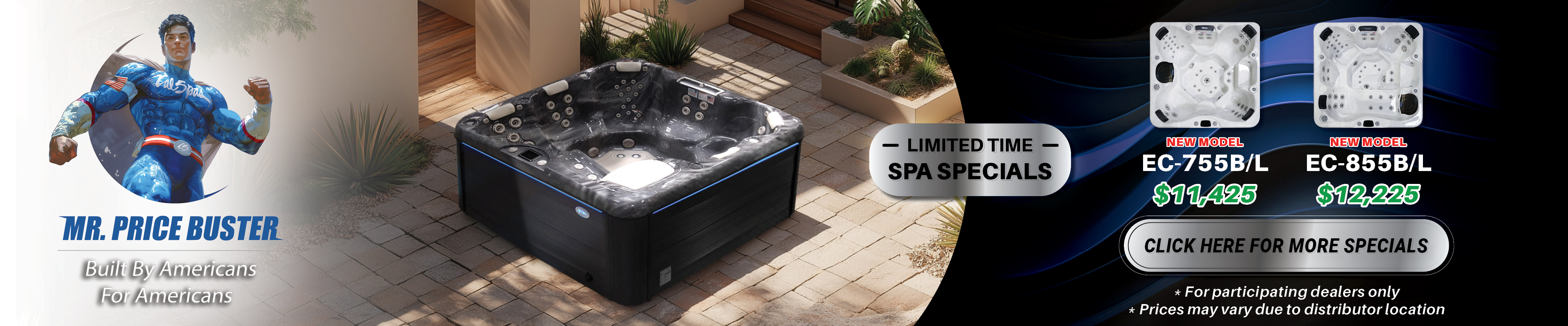 Calspas hot tub being used in a family setting - Millhall